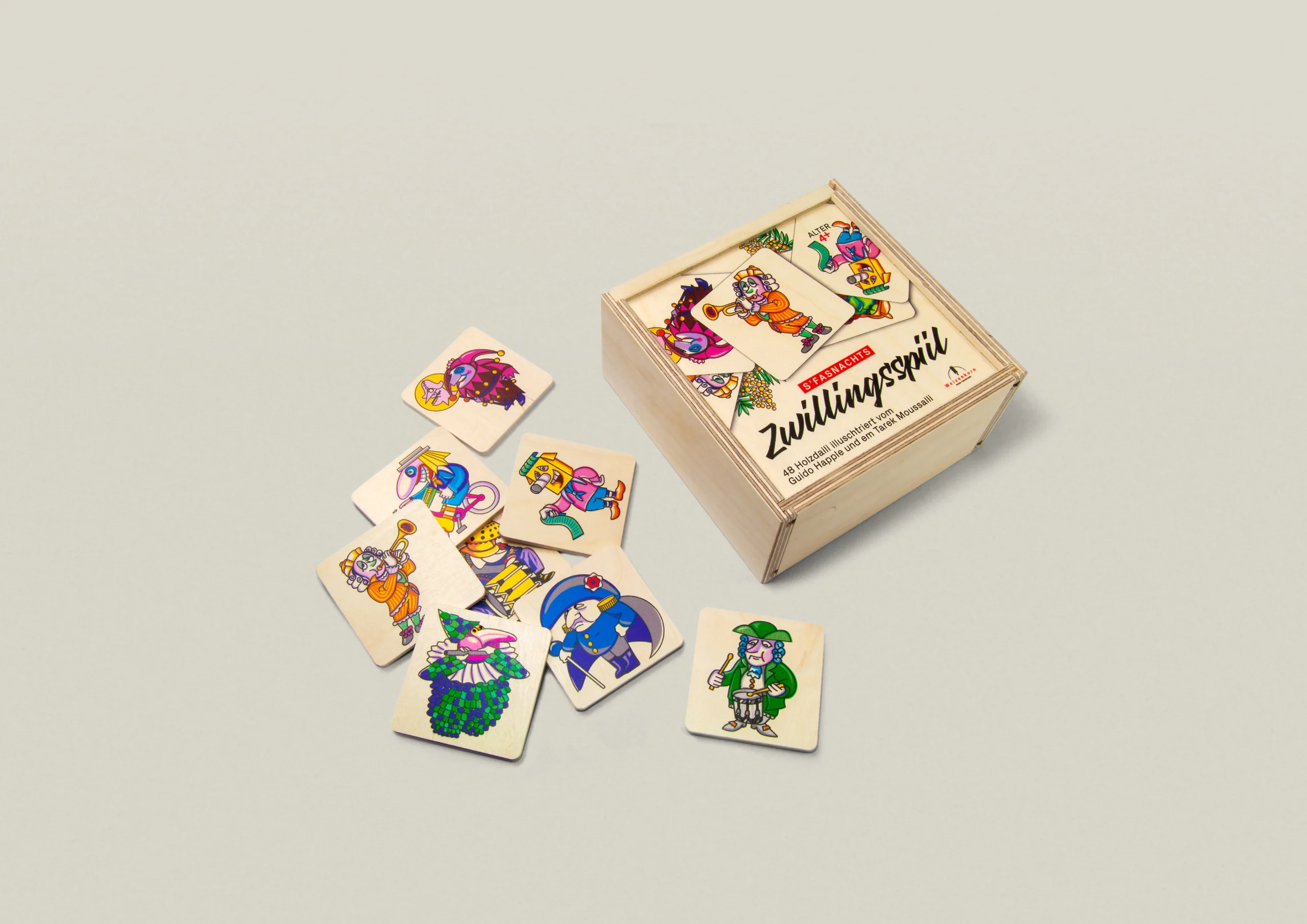 Fasnacht Memory Zwillingsspiil Weizemkorn